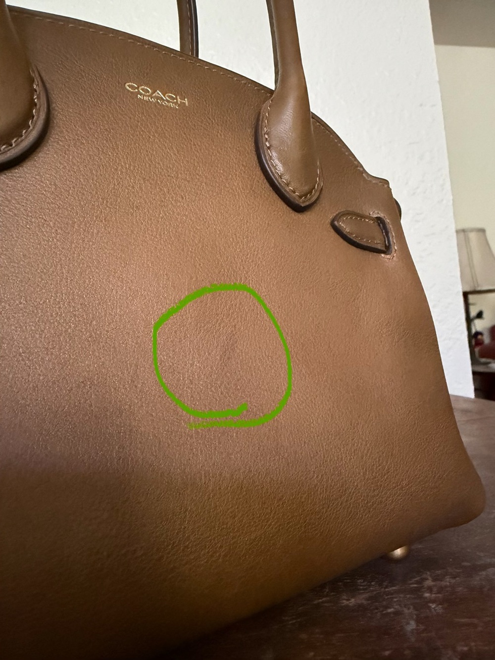 NWOT Coach Empire 21 Muted Olive - Picture 9 of 9